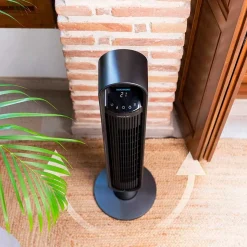 Ventilador de torre Cecotec EnergySilence 9190 SkyLine Ionic Connected 60W WiFi + mando a distancia negro