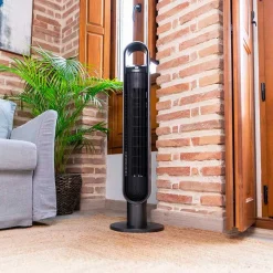 Ventilador de torre Cecotec EnergySilence 9190 SkyLine Ionic Connected 60W WiFi + mando a distancia negro