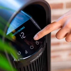 Ventilador de torre Cecotec EnergySilence 9190 SkyLine Ionic Connected 60W WiFi + mando a distancia negro