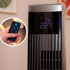 Ventilador de torre Cecotec EnergySilence 470 Max Skyline Ionic 45W mando a distancia negro 119 cm