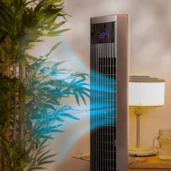 Ventilador de torre Cecotec EnergySilence 470 Max Skyline Ionic 45W mando a distancia negro 119 cm