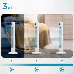 Ventilador de torre Cecotec EnergySilence 1090 Skyline Retro Smart 40W oscilante