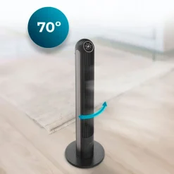 Ventilador de torre Cecotec EnergySilence 9150 Skyline Smart Design 45W táctil negro 116 cm