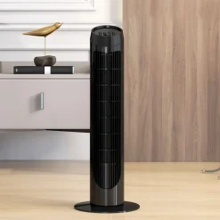 Ventilador de torre Homcom 45W 3 velocidades oscilante 75 cm