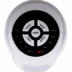 Ventilador de torre Lifetime Air 45W 3 velocidades oscilante con temporizador blanco Ø26,5x81 cm