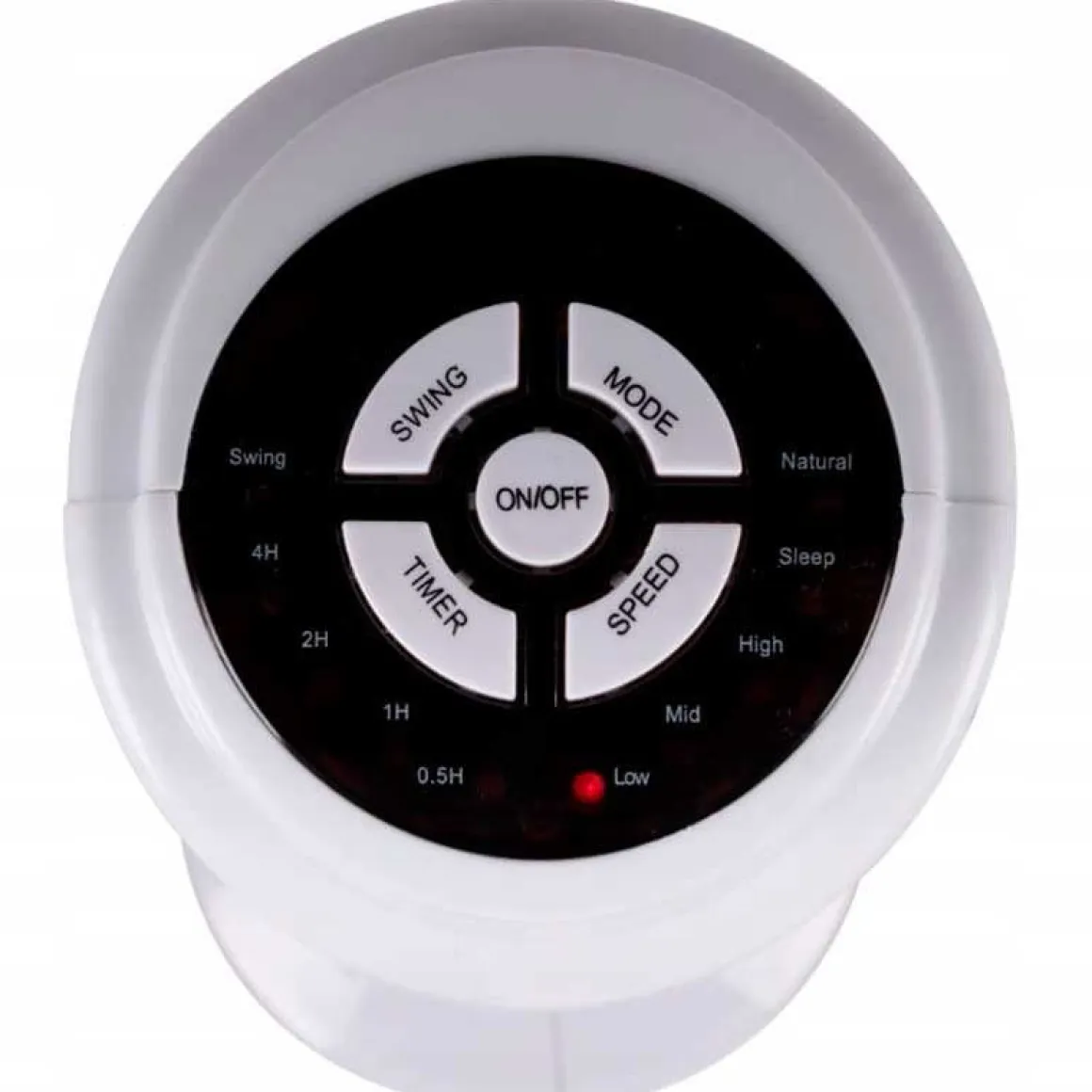Ventilador de torre Lifetime Air 45W 3 velocidades oscilante con temporizador blanco Ø26,5x81 cm