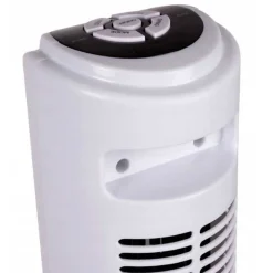Ventilador de torre Lifetime Air 45W 3 velocidades oscilante con temporizador blanco Ø26,5x81 cm