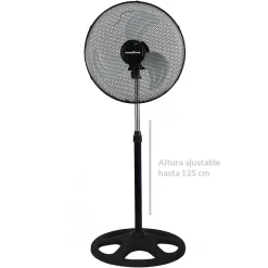 Ventilador Goodyear GY18SF 55W 3 en 1 negro/inox
