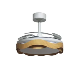 Ventilador Ondas 72W 4 aspas retráctiles Ø108 cm