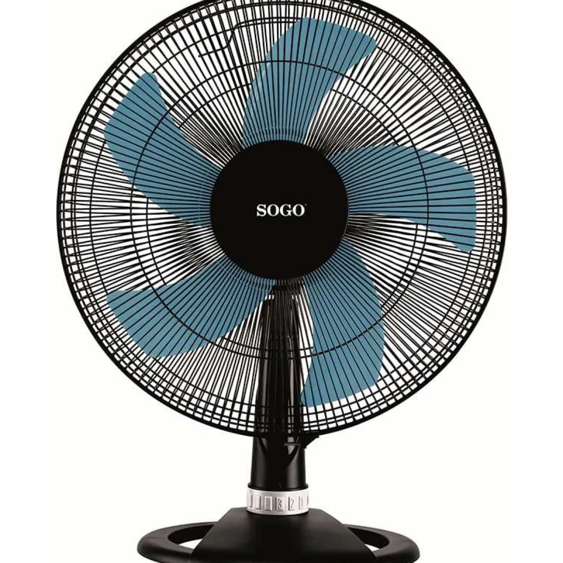 Ventilador Sogo VEN-SS-21265 50W 3 posiciones 3 velocidades negro Ø40 cm