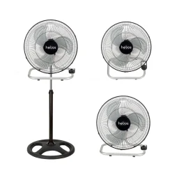 Ventilador Tramontana Helios Home 55W 3 en 1 negro Ø50 cm