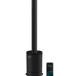 Ventilador/calefactor/purificador TotalPure 3 in 1 Connected Max Cecotec 2000W control vía App negro