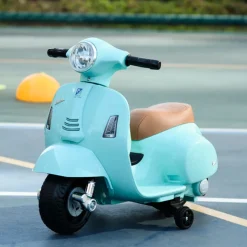 Vespa eléctrica infantil Homcom +18M 52x38x66,5 cm