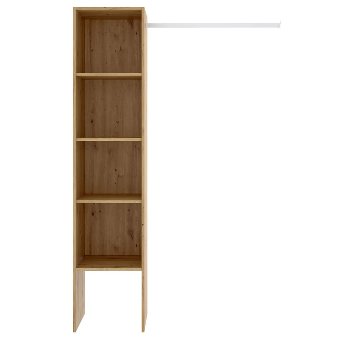 Vestidor Suit 4 estantes+1 barra para colgar 185,5x137x5x40,2 cm