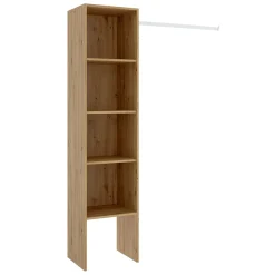 Vestidor Suit 4 estantes+1 barra para colgar 185,5x137x5x40,2 cm