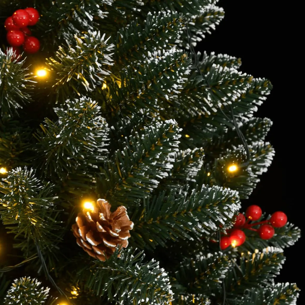 Vidaxl arbol de navidad artificial 150 leds 120 cm