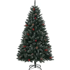 Vidaxl arbol de navidad artificial 150 leds 120 cm