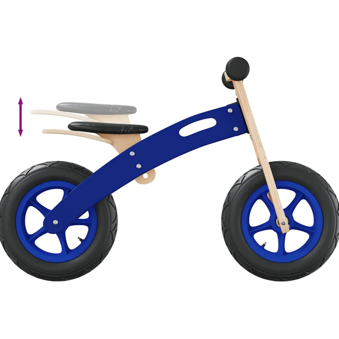 Vidaxl bicicleta sin pedales para niños con neumaticos
