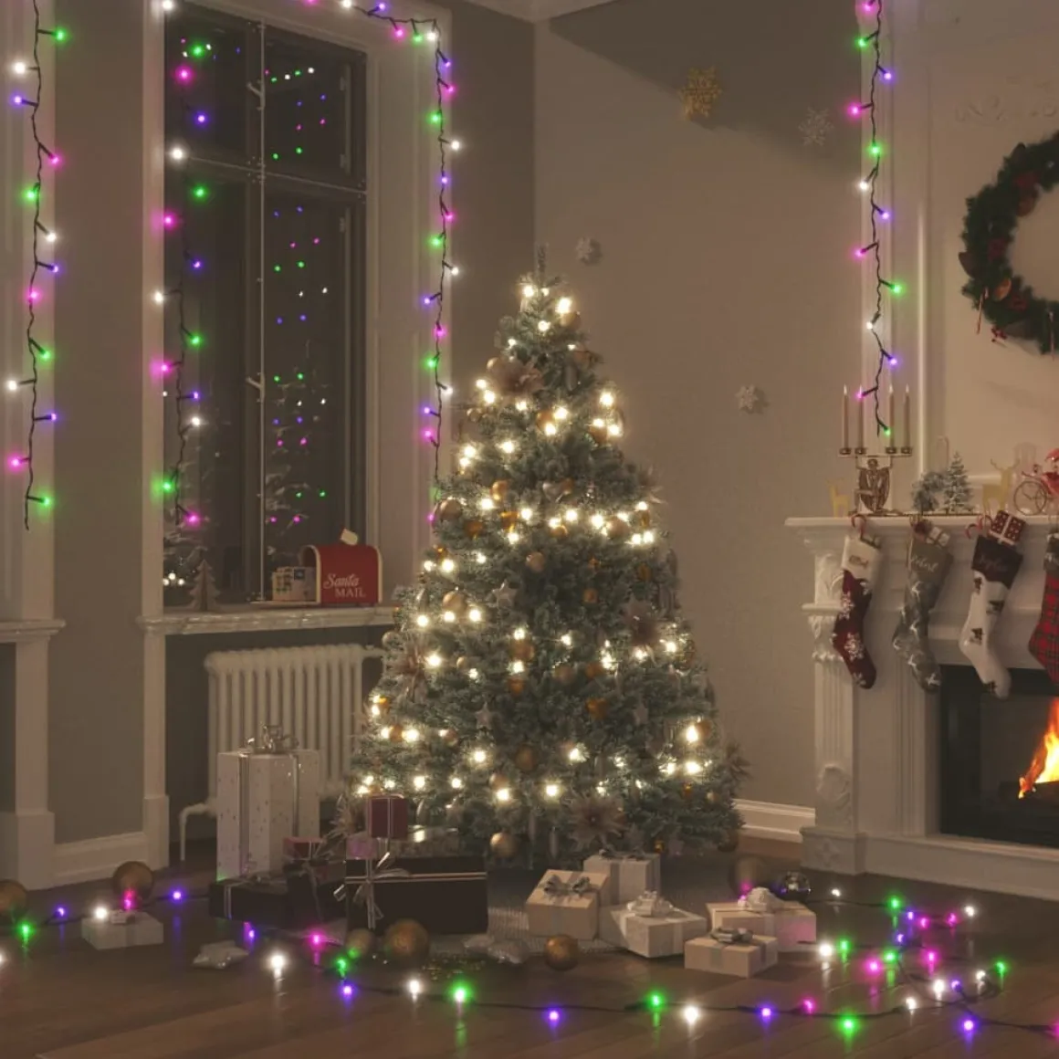 Vidaxl tira de luces leds con 150 leds blanco frio 15 m