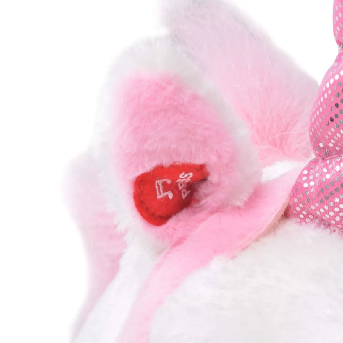 Vidaxl unicornio de peluche de pie blanco y rosa xxl