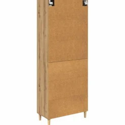 Vitrina Meryem 2 puertas + 3 cajones natural 180x69,5x34 cm