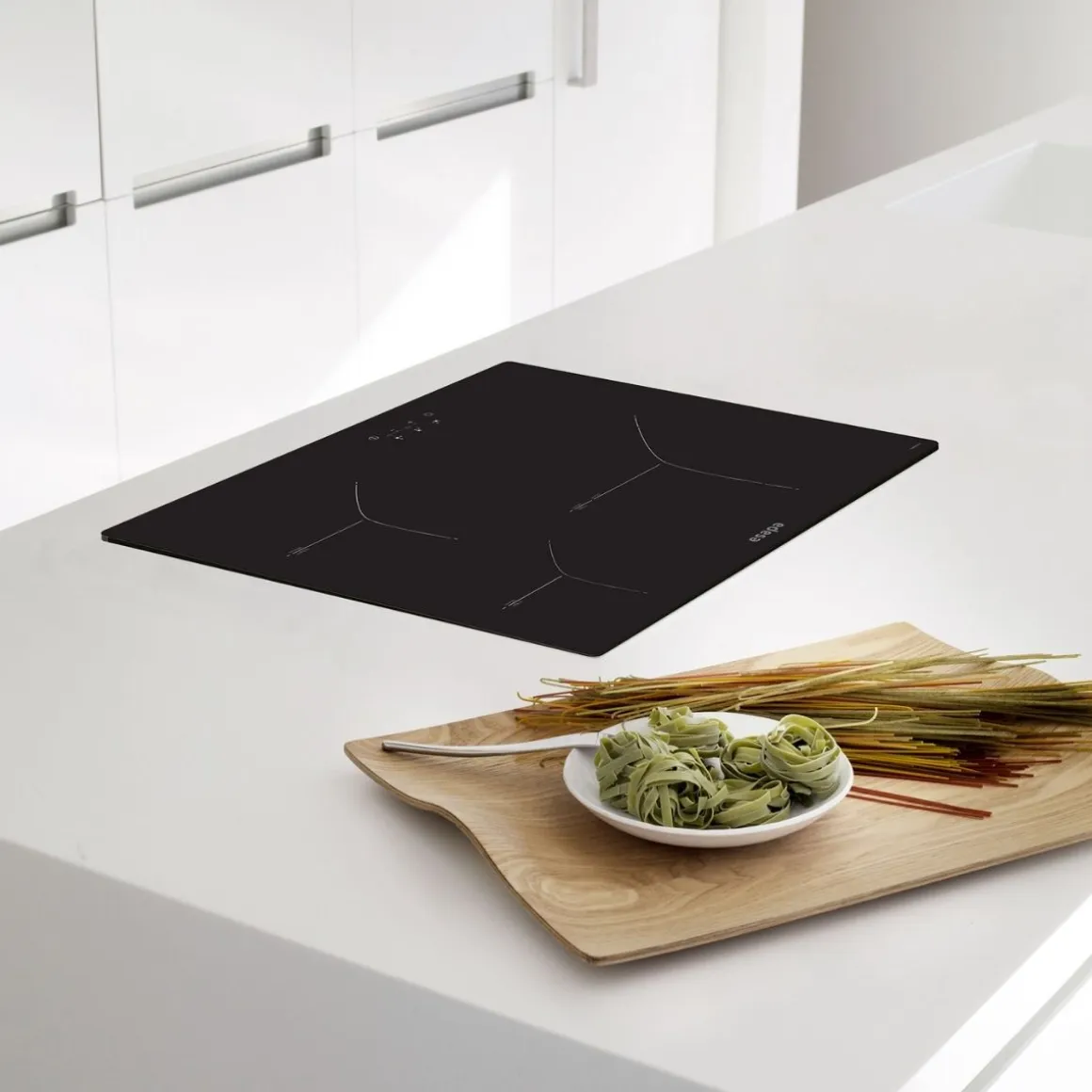 Vitrocerámica Edesa EVT6328R 5700W 3 fuegos 9 potencias negro 59 cm