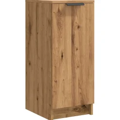 Zapatero Amberes 1 puerta roble 70x29,5x35 cm