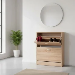 Zapatero Boreal 2 puertas abatibles 6 pares 80x63x24 cm