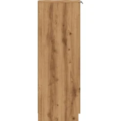 Zapatero Bruselas 2 puertas roble 100,5x59x35 cm