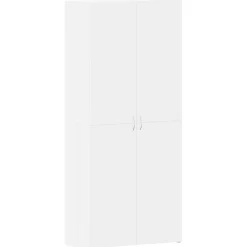 Zapatero Copo 2 puertas 6 compartimentos blanco 180x80x35,5 cm