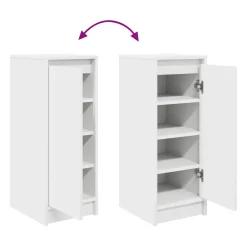 Zapatero Dhilema 4 compartimentos blanco 76x29,5x34 cm