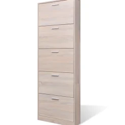 Zapatero Harley 5 compartimentos abatibles 169x59x17 cm