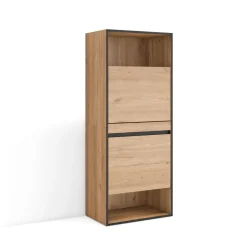 Zapatero Kroma 2 puertas abatibles 10 pares 145x60x35 cm