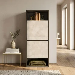 Zapatero Kroma 2 puertas abatibles 10 pares 145x60x35 cm