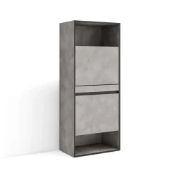 Zapatero Kroma 2 puertas abatibles 10 pares 145x60x35 cm