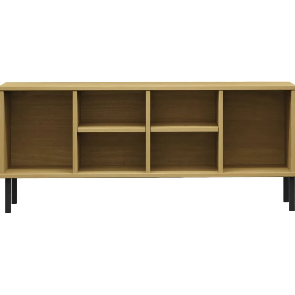 Zapatero Mieles 6 compartimentos madera de pino natural 45x106x35 cm