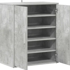 Zapatero NordicClean 5 armario + 4 estantes 70x60x35 cm