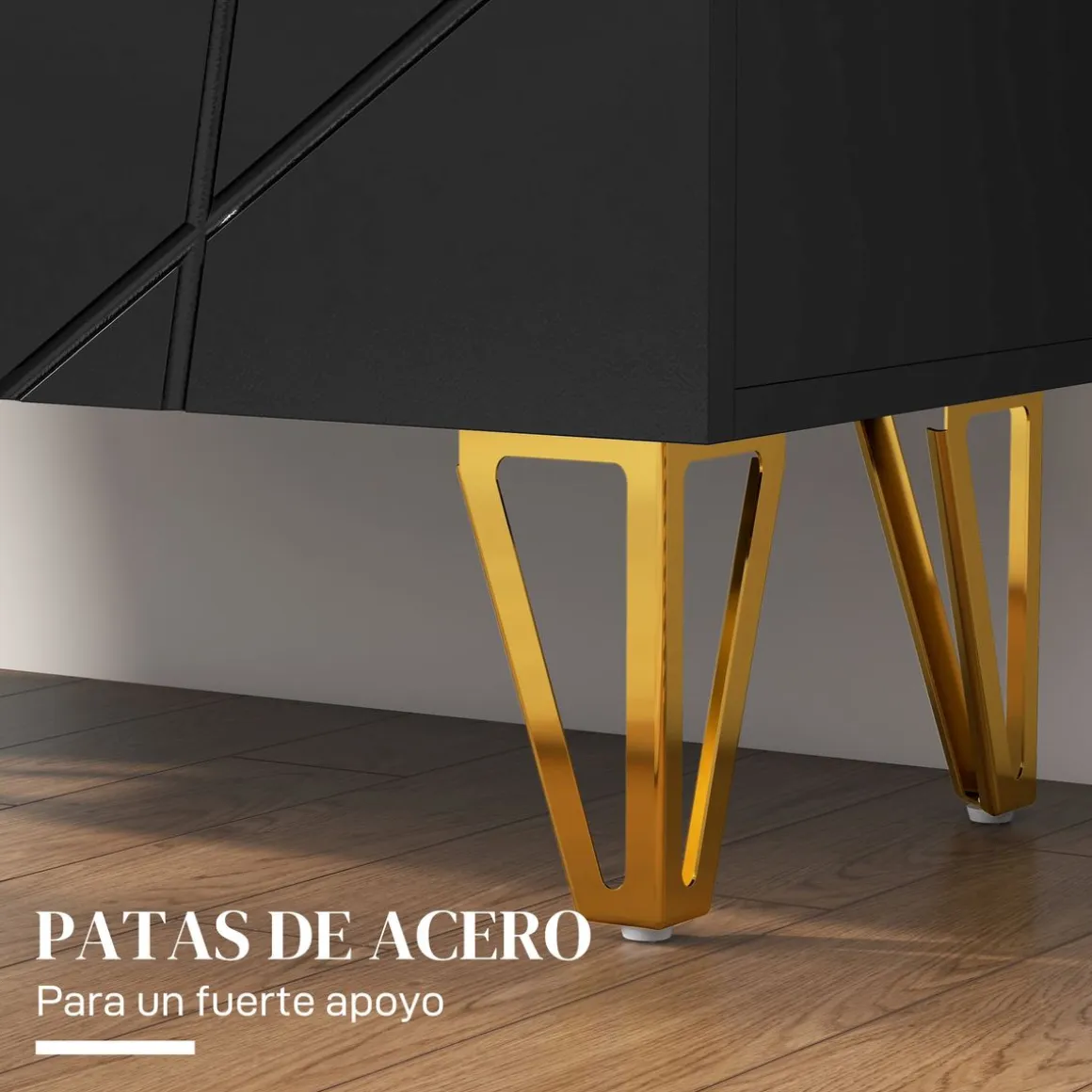 Zapatero Pro Homcom 2 puertas + 5 estantes negro 97x72x31,5 cm