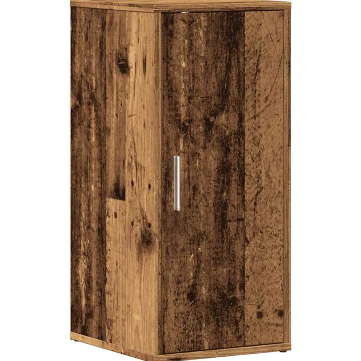 Zapatero Rustie con puerta + 5 compartimentos madera 70x32x35 cm