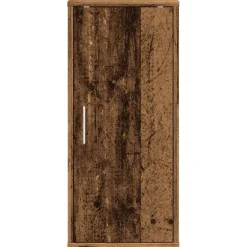 Zapatero Rustie con puerta + 5 compartimentos madera 70x32x35 cm