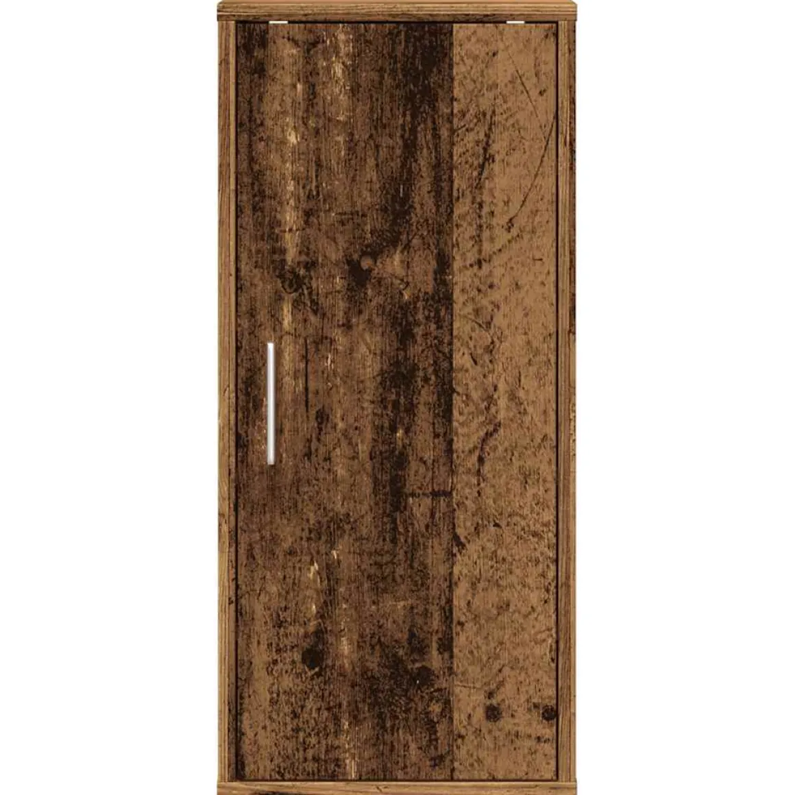 Zapatero Rustie con puerta + 5 compartimentos madera 70x32x35 cm