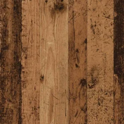 Zapatero Rustie con puerta + 5 compartimentos madera 70x32x35 cm