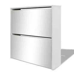 Zapatero Virgo 2 compartimentos + espejo 67x63x17 cm