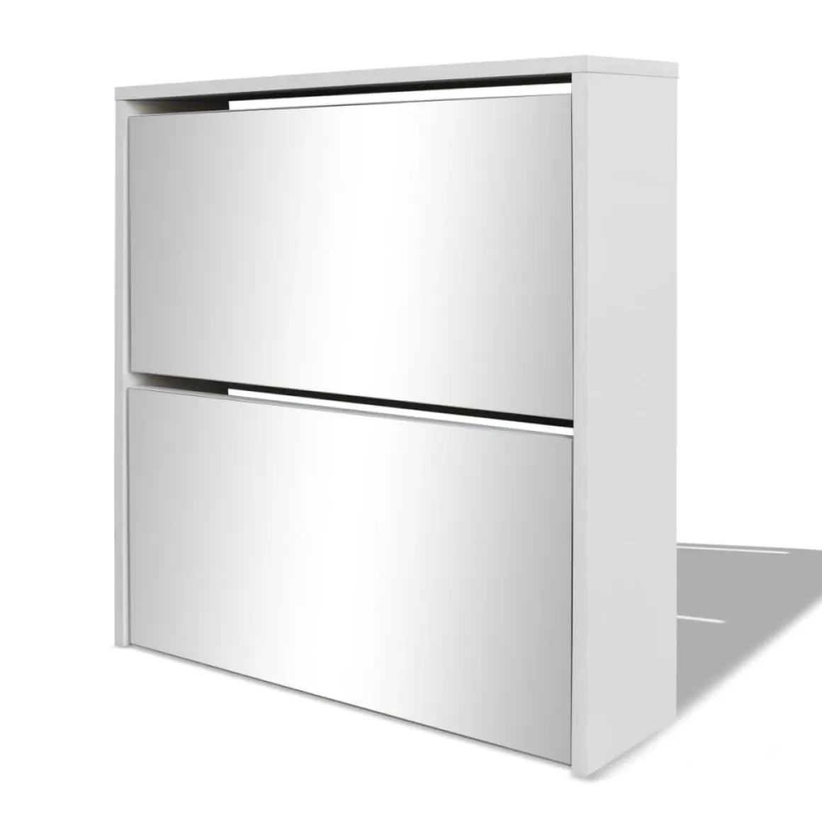 Zapatero Virgo 2 compartimentos + espejo 67x63x17 cm