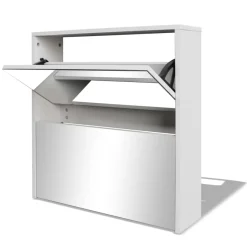 Zapatero Virgo 2 compartimentos + espejo 67x63x17 cm